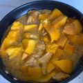 Kate's cooksnap of when they made Mango and Chicken Curry.
