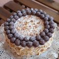 El cooksnap de Toni Martín cuando hizo Tarta Sara de crema de chocolate blanco y mascarpone.