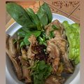 Supriya GongFang's cooksnap of when they made ก๋วยเตี๋ยวไก่ตุ๋นมะระ Kway Teow Kai Tun Mara / Thai Braised Chicken Noodle Soup With Bitter Melon.