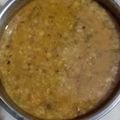 Khushi का कुकस्नैप जब उन्होंने मूंग दाल (moong dal recipe in Hindi) बनाया था।