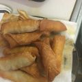 Shane Green's cooksnap of when they made Crispy Cheesy Cheese Pizza Rolls.