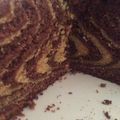El cooksnap de raichel_89 cuando hizo Bizcocho de naranja y chocolate marmolado.
