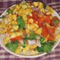 Nirmala Rajput का कुकस्नैप जब उन्होंने खट्टी मीठी स्वीट कॉर्न चाट (Khatti meethi sweet corn chat recipe in hindi) बनाया था।