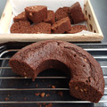 El cooksnap de Natalia cuando hizo Brownie de manzana con harina integral nueces y maní 🥜🌰🍎.