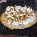 El cooksnap de Jessica Flores cuando hizo Lemon pie.
