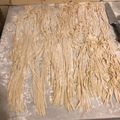 El cooksnap de José cuando hizo Fideos al huevo caseros.