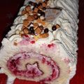 Cooksnap de Lilygouv sur la recette Bûche de Noël mascarpone/framboises