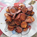 El cooksnap de OLGA cuando hizo Boniato frito con azúcar y canela.