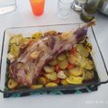 El cooksnap de Sevi cuando hizo Pierna de cordero al horno.
