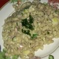 El cooksnap de Julieta. cuando hizo Fideos con queso y zapallito.