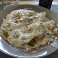 El cooksnap de Patricia Ruiz Garcia cuando hizo Ravioles con salsa tipo caruso.