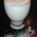 Bushra Mazhar's cooksnap of when they made Meethi lassi.