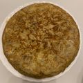 El cooksnap de María Asunción Vicente Ripoll cuando hizo Tortilla de berenjena y calabacín.