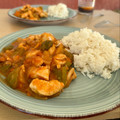 El cooksnap de Jana cuando hizo Pollo con almendras estilo Chino en Monsieur Cuisine connect.