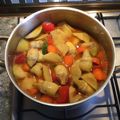 El cooksnap de Sonso cuando hizo Estofado de verdura.