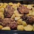 Δέσποινα Καρπούζα's cooksnap of when they made Μπριζόλες λαιμού με πατάτες στο φούρνο 🥩🥔.