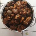Uchechukwu Iroegbu's cooksnap of when they made Cow tail pepper sauce.