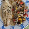 El cooksnap de Noelia serrano lara cuando hizo Lubina al horno con champiñones 🍄.