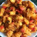Madhumita Saha's cooksnap of when they made চটপটা আচারি আলু (chatpata achaari aloo recipe in Bengali).