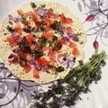 Babita Varshney का कुकस्नैप जब उन्होंने मसाला पापड़ (Masala papad recipe in hindi) बनाया था।