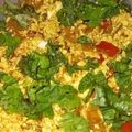 Prisha Goyal's cooksnap of when they made Matar Paneer.