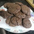 El cooksnap de Fer Escobar cuando hizo Galletitas de chocolate crackeleadas.