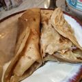 Saira Naseer's cooksnap of when they made Chicken Fajita Roll Paratha 😋.