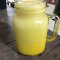 Beney Ch's cooksnap of when they made สมูทตี้มะม่วง โยเกิร์ต (Mango Yogurt Smoothies).
