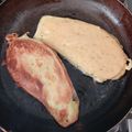 El cooksnap de Mila Lopez cuando hizo Fritos de Berenjena.