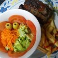 El cooksnap de Liliana Meliá cuando hizo Carne asada con manzanas (no dulce) con salsa barbacoa.
