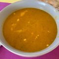 El cooksnap de Laura cuando hizo Crema de zanahoria, naranja y romero.