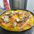 El cooksnap de itzi cuando hizo Paella de Marisco.