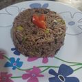 El cooksnap de jacquelin avila cuando hizo Moros y Cristianos.