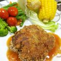 Cooksnap dari Wistiya Melandi Rahardja untuk resep Steak daging crispy saus bbq lada hitam