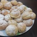 El cooksnap de Viviana cuando hizo Profiteroles con lemon curd.