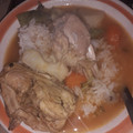 El cooksnap de Esther Soto cuando hizo Caldo de pollo exprés.