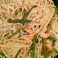 El cooksnap de José Luis HR cuando hizo Pasta con langostinos y gulas.