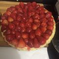 El cooksnap de Lxisito Ignacio cuando hizo Kuchen de frutilla y crema pastelera casera.