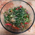 Cooksnap dari chelpie Meylia untuk resep Tumis Kangkung Saus Tiram Ala Resto |Tips Agar Warnanya Hijau