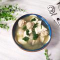 Cooksnap dari Dapur ala mama jasmine untuk resep Sup Tahu Putih Bakso