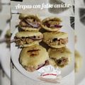 El cooksnap de Monik cuando hizo Mini arepas con falso ceviche de atún.