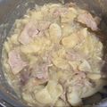 El cooksnap de Angelyta Veliz Silva cuando hizo Pallares cremosos con pescado frito !.