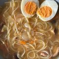 El cooksnap de Ana Pernas cuando hizo Fetuccini estilo ramen.