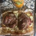 El cooksnap de maria jose cuando hizo Aguja de ternera al horno con patatas panaderas.