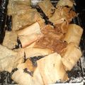 El cooksnap de Silvia Holland cuando hizo Cuadrados crocantes de fécula de mandioca.