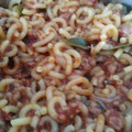El cooksnap de Carmeta cuando hizo Pasta con mini albóndigas.