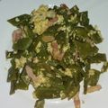 El cooksnap de 👑 Mely San 👑 cuando hizo Judías verdes con bacón y huevo.