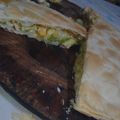 El cooksnap de Syl Aguirre cuando hizo Tarta de choclo, zapallito y queso.