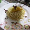 El cooksnap de Edgar Rodriguez cuando hizo Spaghetti a la Carabonara.