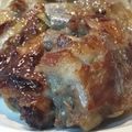 El cooksnap de Pilarica cuando hizo Costillas glaseadas con panela.